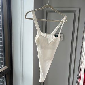 Free people body suit white